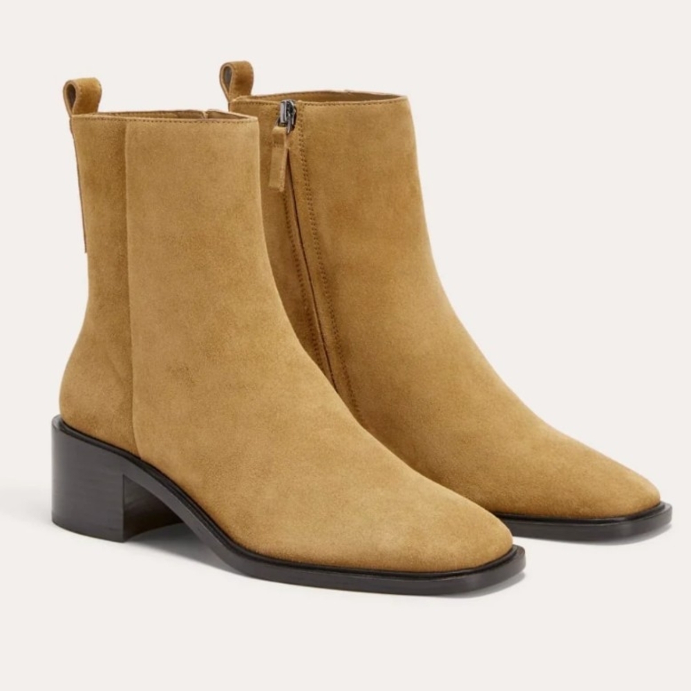 Tan Suede Ankle Boots
